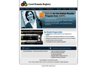 reseller.gooddomainregistry.com screenshot