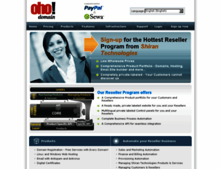 reseller.ohodomain.com screenshot