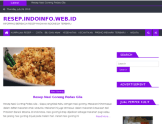 resep.indoinfo.web.id screenshot