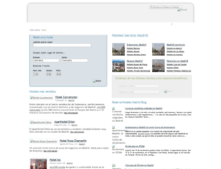 reservahotelesmadrid.com screenshot
