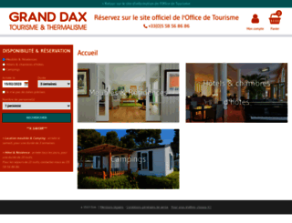 reservation.dax-tourisme.com screenshot