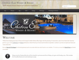 reservations.chateauelan.com screenshot