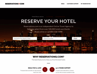 reservations.com screenshot