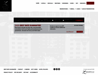 reservations.hotelzaza.com screenshot