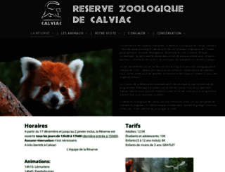 reserve-calviac.org screenshot