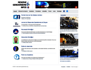 reserve-gendarmerie.org screenshot