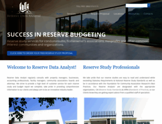 reservedataanalyst.com screenshot