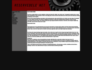 reservedele.net screenshot
