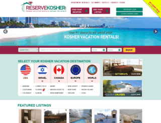 reservekosher.com screenshot