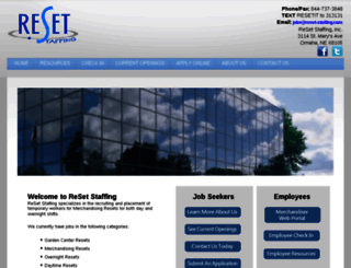 reset-staffing.com screenshot