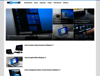 reshareit.com screenshot