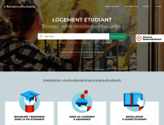 residenceetudiante.fr screenshot