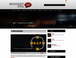 residentevilsac.com.br screenshot