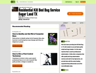 residential-kill-bed-bug-service-sugar-land-tx.hub.biz screenshot