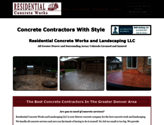 residentialconcretework.com screenshot
