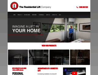 residentiallift.com.au screenshot