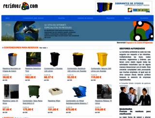 residuos.com screenshot