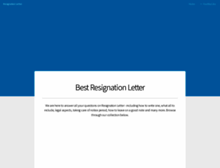 resignationletterhelp.in screenshot