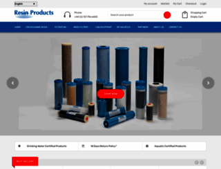 resin-products.com screenshot
