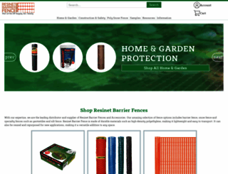 resinetbarrierfence.com screenshot