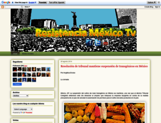 resistenciamexicotv.blogspot.mx screenshot