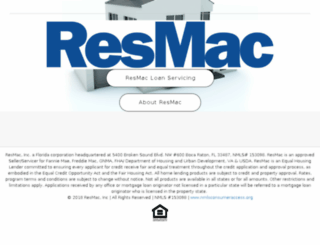 resmac.us screenshot