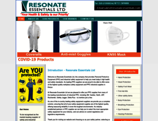 resonateessentials.com screenshot