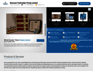 resonenttechnolabs.com screenshot