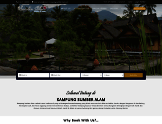 resort-kampungsumberalam.com screenshot