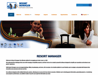 resort-manager.com screenshot