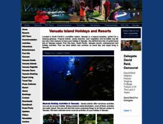 resort-vanuatu.com screenshot