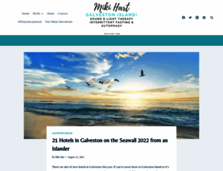 resorthomesgalveston.com screenshot