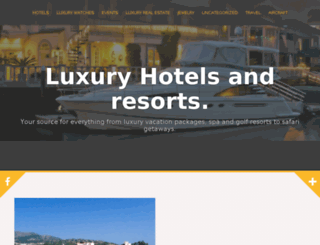 resortsluxhotels.com screenshot