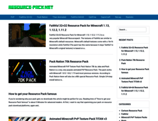 resource-pack.net screenshot