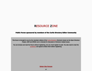 resource-zone.com screenshot