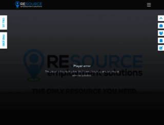 resourceemployment.com screenshot