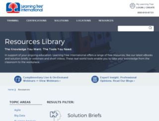 resources.learningtree.com screenshot