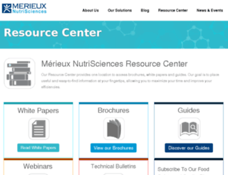 resources.merieuxnutrisciences.com screenshot