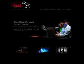 resourcescientific.com screenshot