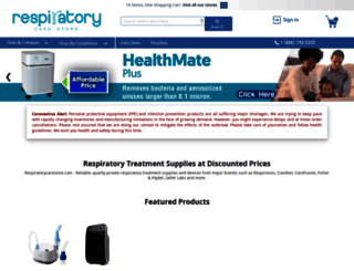 respiratorycarestore.com screenshot
