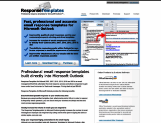 responsetemplates.com screenshot