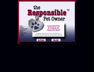 responsiblepetowner.com screenshot