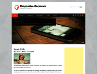responsive-corporate.techsaran.com screenshot