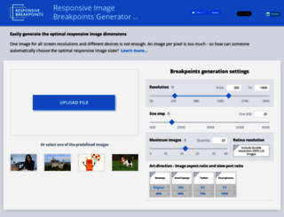 responsivebreakpoints.com screenshot