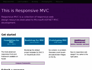 responsivemvc.net screenshot