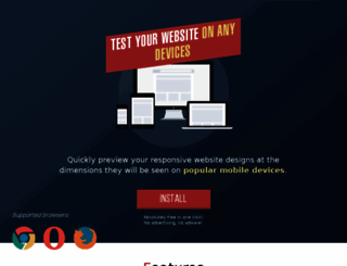 responsivewebdesigntester.com screenshot