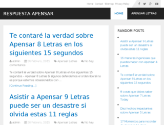 respuestaapensar.info screenshot
