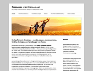 ressources-et-environnement.com screenshot