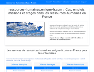ressources-humaines.enligne-fr.com screenshot