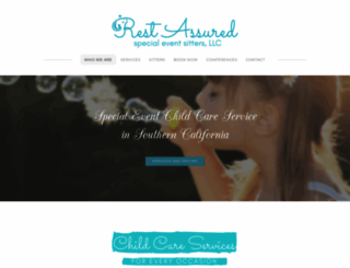 restassuredsitters.com screenshot